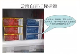 云南白藥上防盜軟標簽